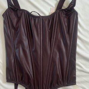 Victoria's Secret Dark Brown Corset